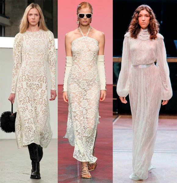 Модные белые платья: элегантные и нарядные модели