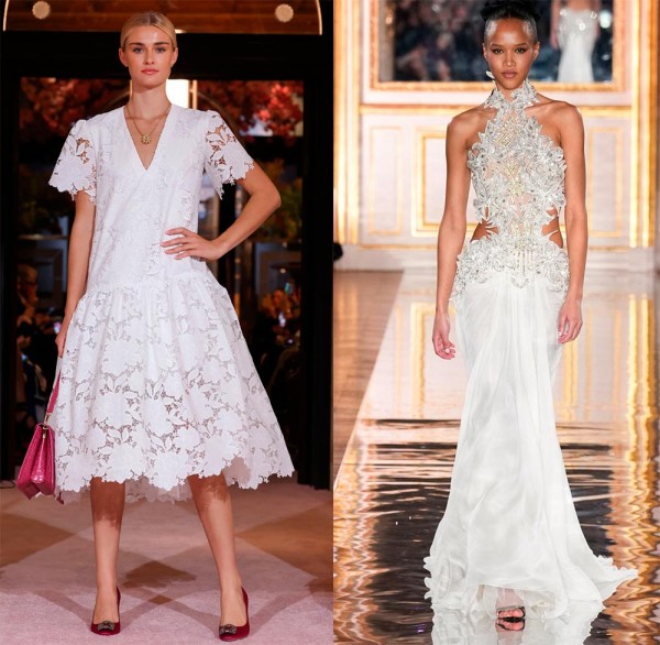 Модные белые платья: элегантные и нарядные модели