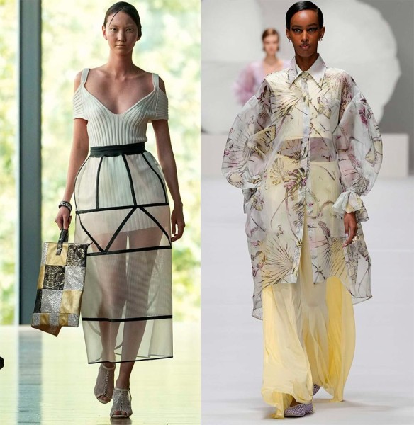 Прозрачность в одежде: тренд женской моды 2025 Прозрачность в одежде: тренд женской моды 2025