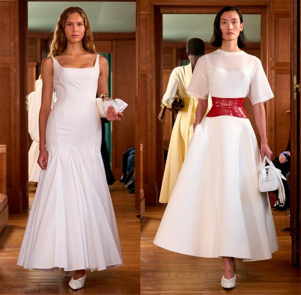 Модные белые платья: элегантные и нарядные модели