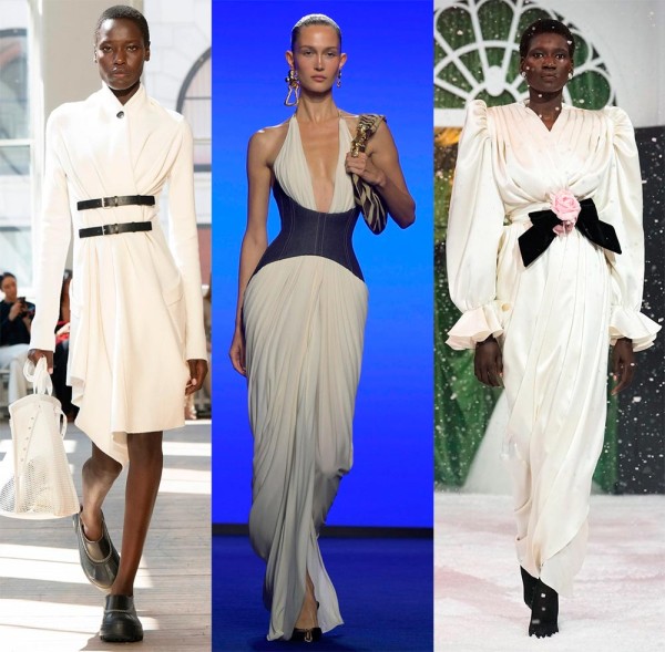 Модные белые платья: элегантные и нарядные модели