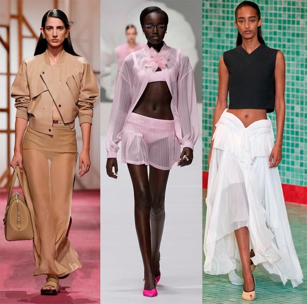 Прозрачность в одежде: тренд женской моды 2025 Прозрачность в одежде: тренд женской моды 2025