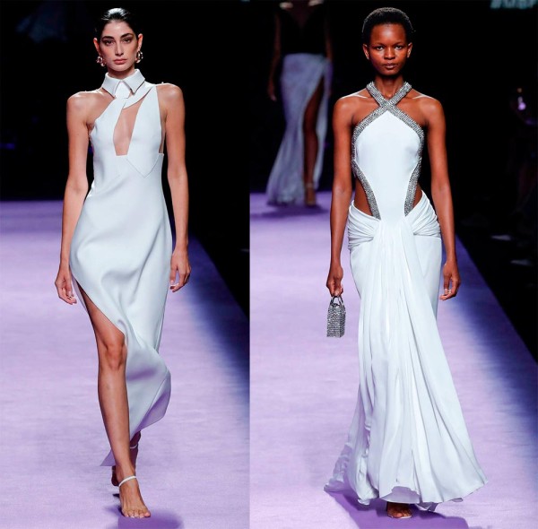 Модные белые платья: элегантные и нарядные модели