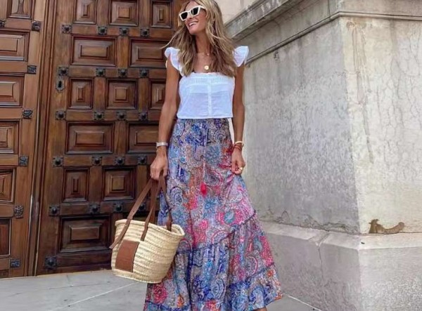 Мохнатый шмель на душистый хмель: как и с чем носить летом цыганскую юбку в пол Мохнатый шмель на душистый хмель: как и с чем носить летом цыганскую юбку в пол