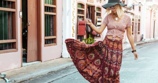 Мохнатый шмель на душистый хмель: как и с чем носить летом цыганскую юбку в пол Мохнатый шмель на душистый хмель: как и с чем носить летом цыганскую юбку в пол