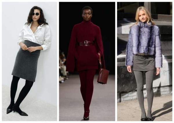 Трендовые колготки осени 2025: не бойтесь ярких оттенков Трендовые колготки осени 2025: не бойтесь ярких оттенков