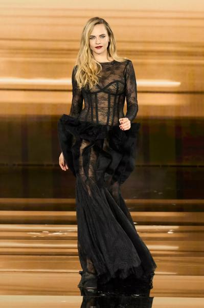 
                Кендалл Дженнер, Кара Делевинь, Джейн Фонда, Хайди Клум: звезды дефилируют на показе L’Oreal Paris            