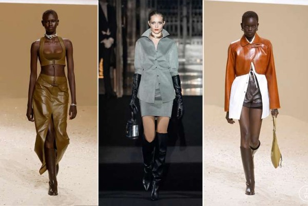 Высокие сапоги с юбками и платьями: как носить, чтобы ноги казались длиннее