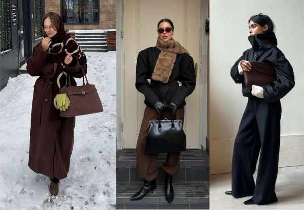 Сумки и зима: какие модели дружат с пуховиком и дубленкой Сумки и зима: какие модели дружат с пуховиком и дубленкой