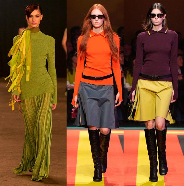 Модная цветовая палитра в одежде: оттенки осени