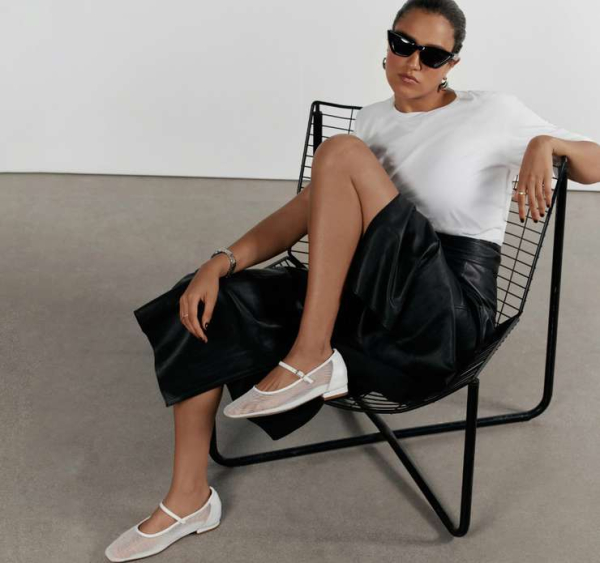 Балетки в сеточку опять на пике: как вписать их в летний гардероб, советы стилиста Балетки в сеточку опять на пике: как вписать их в летний гардероб, советы стилиста