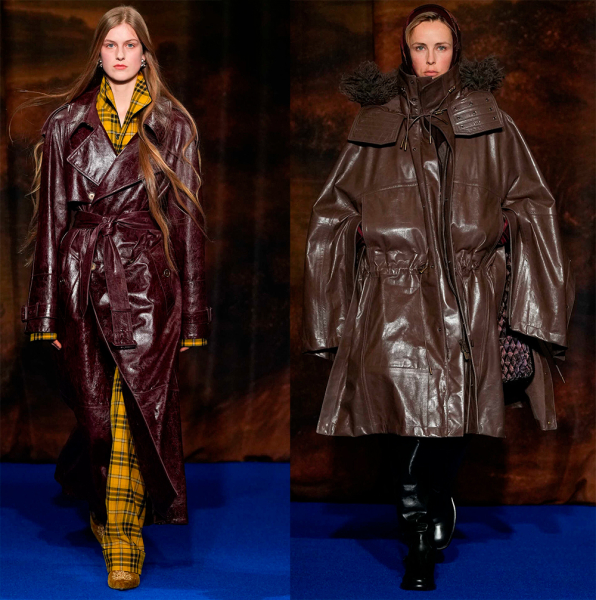 Кожаные платья, юбки, шорты и верхняя одежда 2025-2026