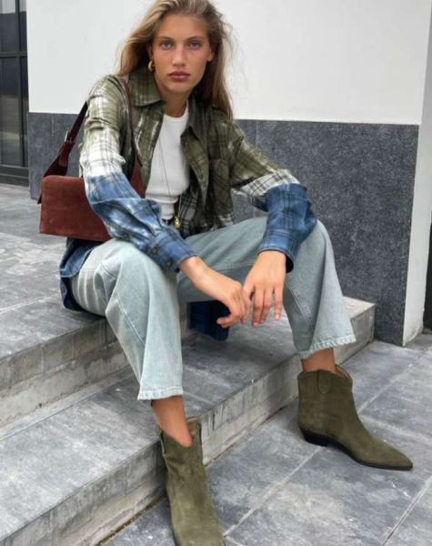 С чем носить сапоги-казаки осенью, советы стилиста
