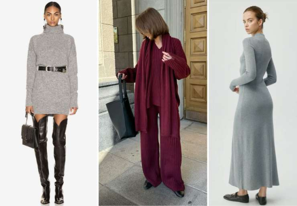 Теплые платья на каждый день: трикотаж, вязаное, миди — с чем носить Теплые платья на каждый день: трикотаж, вязаное, миди — с чем носить