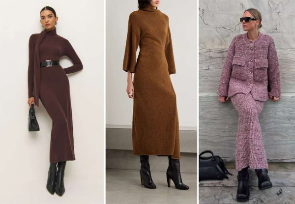 Теплые платья на каждый день: трикотаж, вязаное, миди — с чем носить Теплые платья на каждый день: трикотаж, вязаное, миди — с чем носить